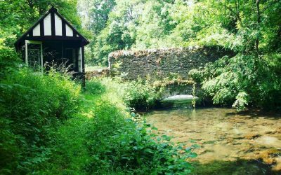 Fly fishing at Rowsley